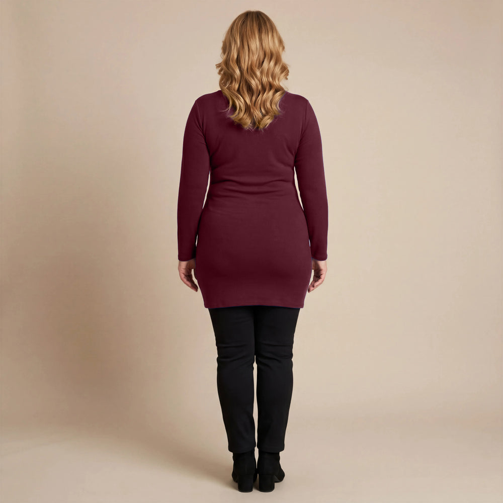 Basic Tunika aus Viskose-Stretch – Boris Industries