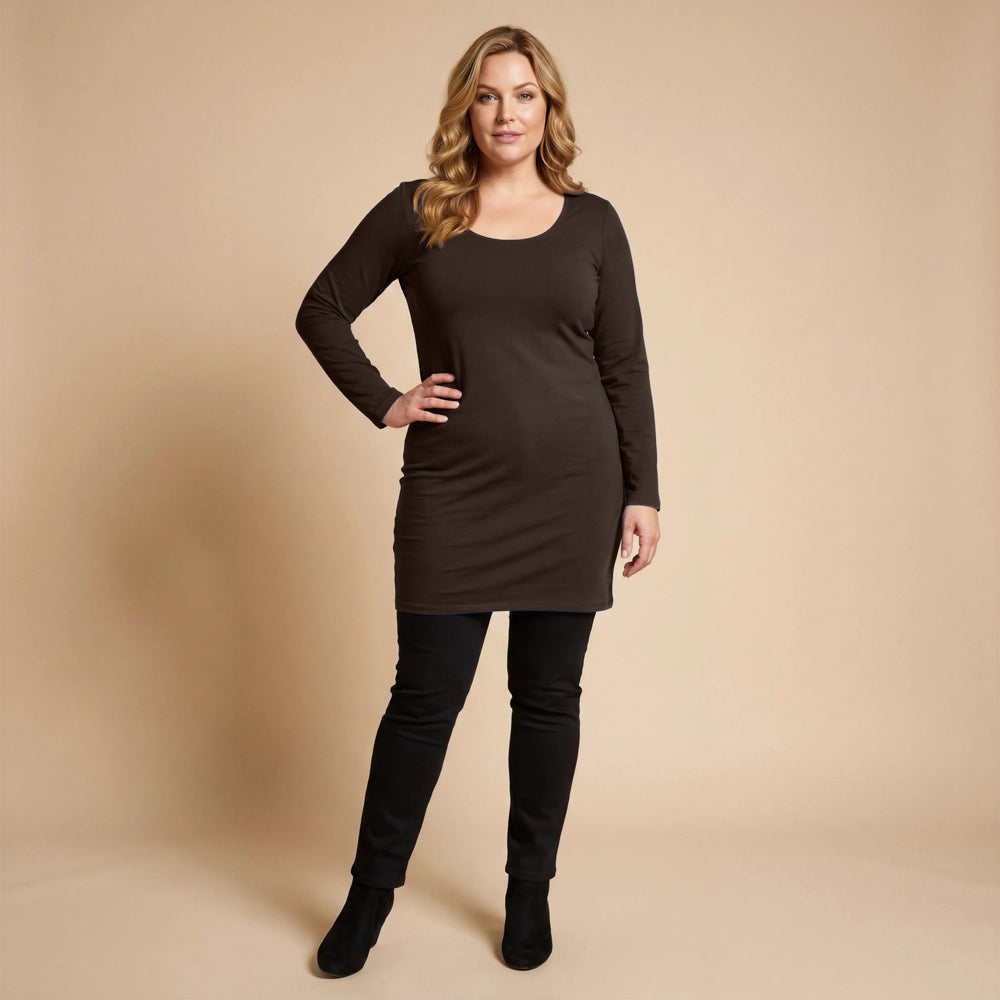 Basic Tunika aus Viskose-Stretch – Boris Industries