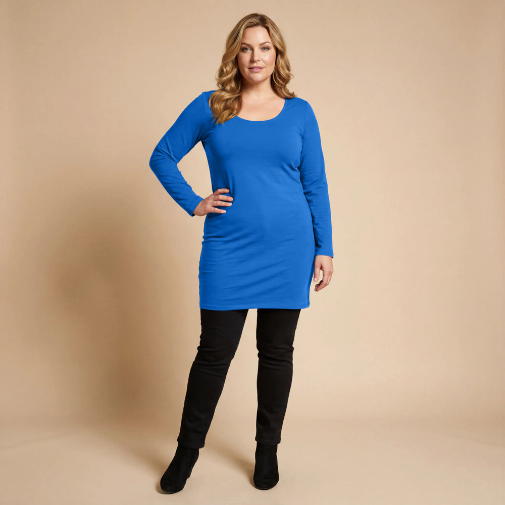 Basic Tunika aus Viskose-Stretch – Boris Industries