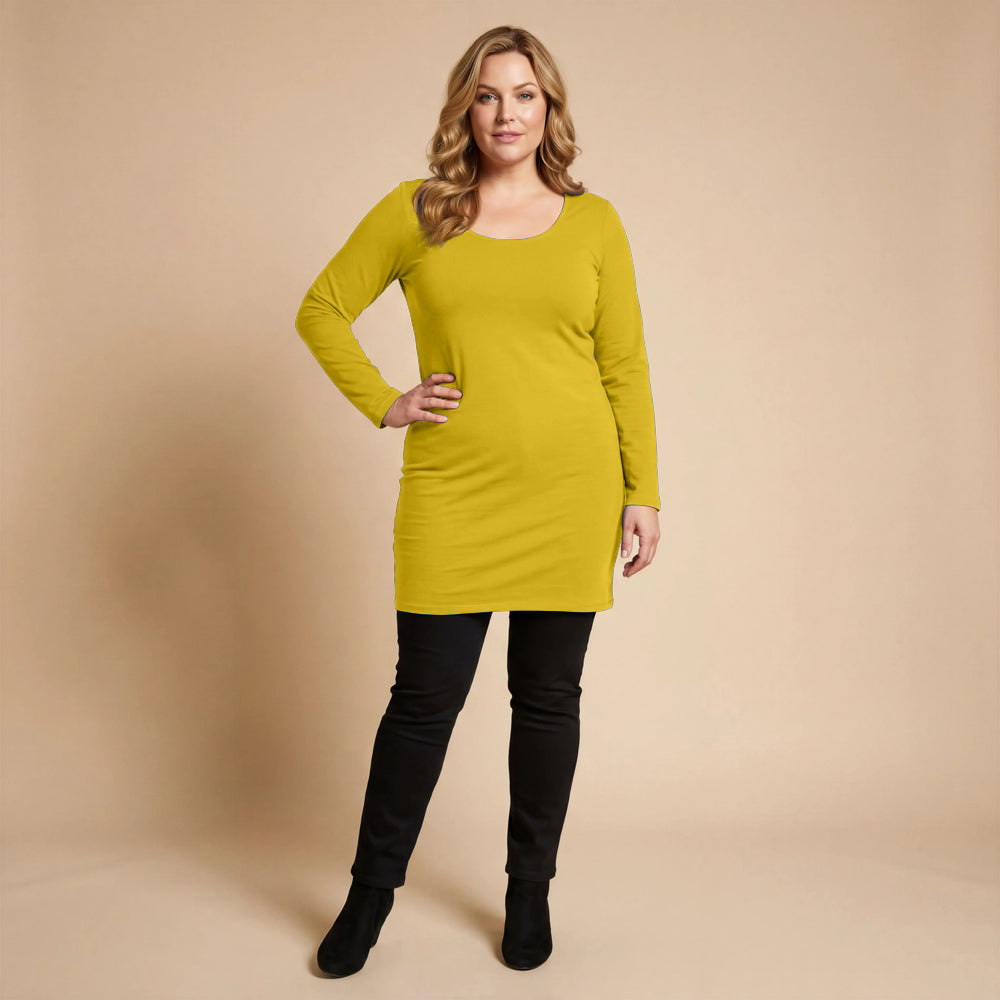 Basic Tunika aus Viskose-Stretch – Boris Industries