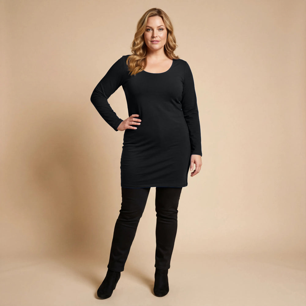 Basic Tunika aus Viskose-Stretch – Boris Industries