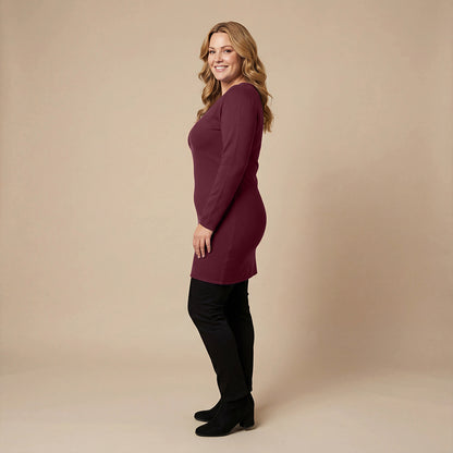 Basic Tunika aus Viskose-Stretch – Boris Industries