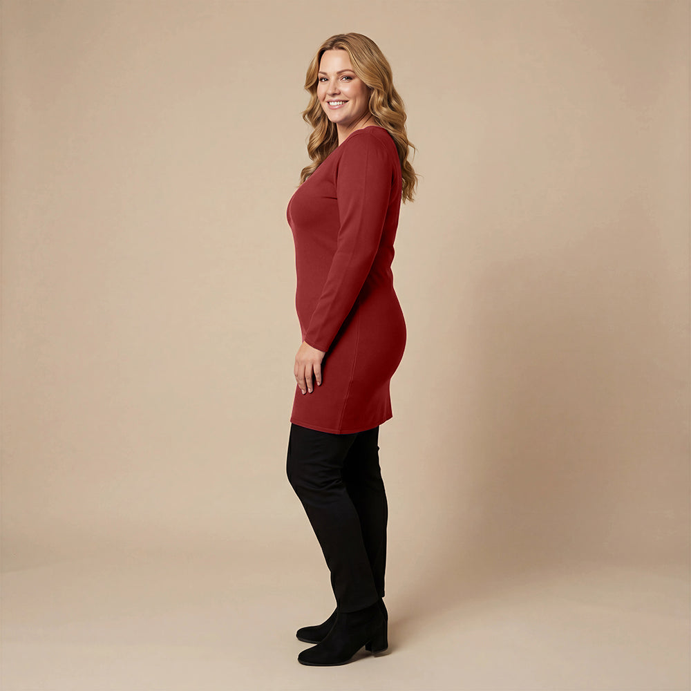 Basic Tunika aus Viskose-Stretch – Boris Industries