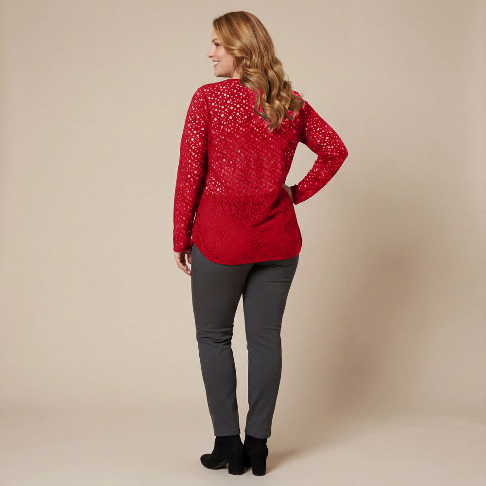 Boris Industries Düzensiz Delikli Gömlek