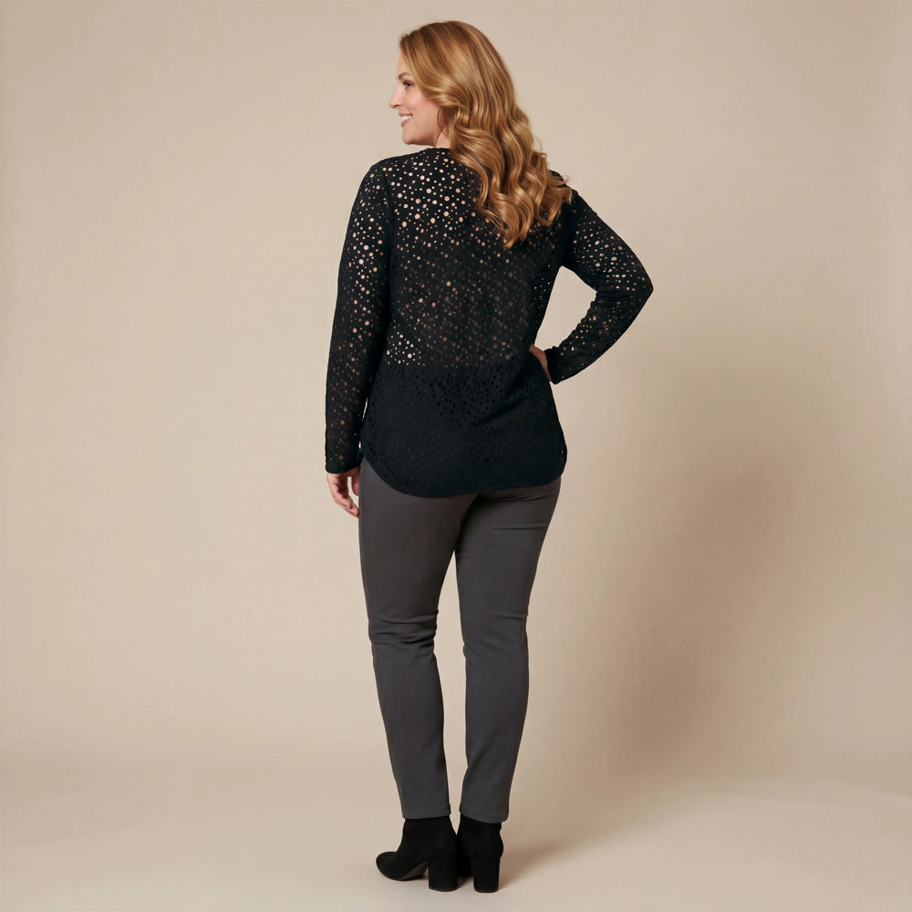 Boris Industries Düzensiz Delikli Gömlek