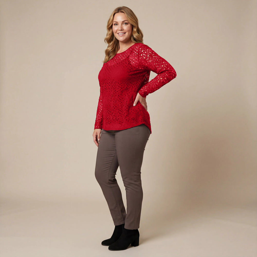 Boris Industries Düzensiz Delikli Gömlek