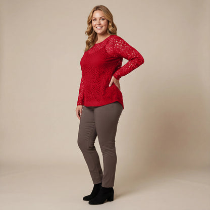 Boris Industries Düzensiz Delikli Gömlek