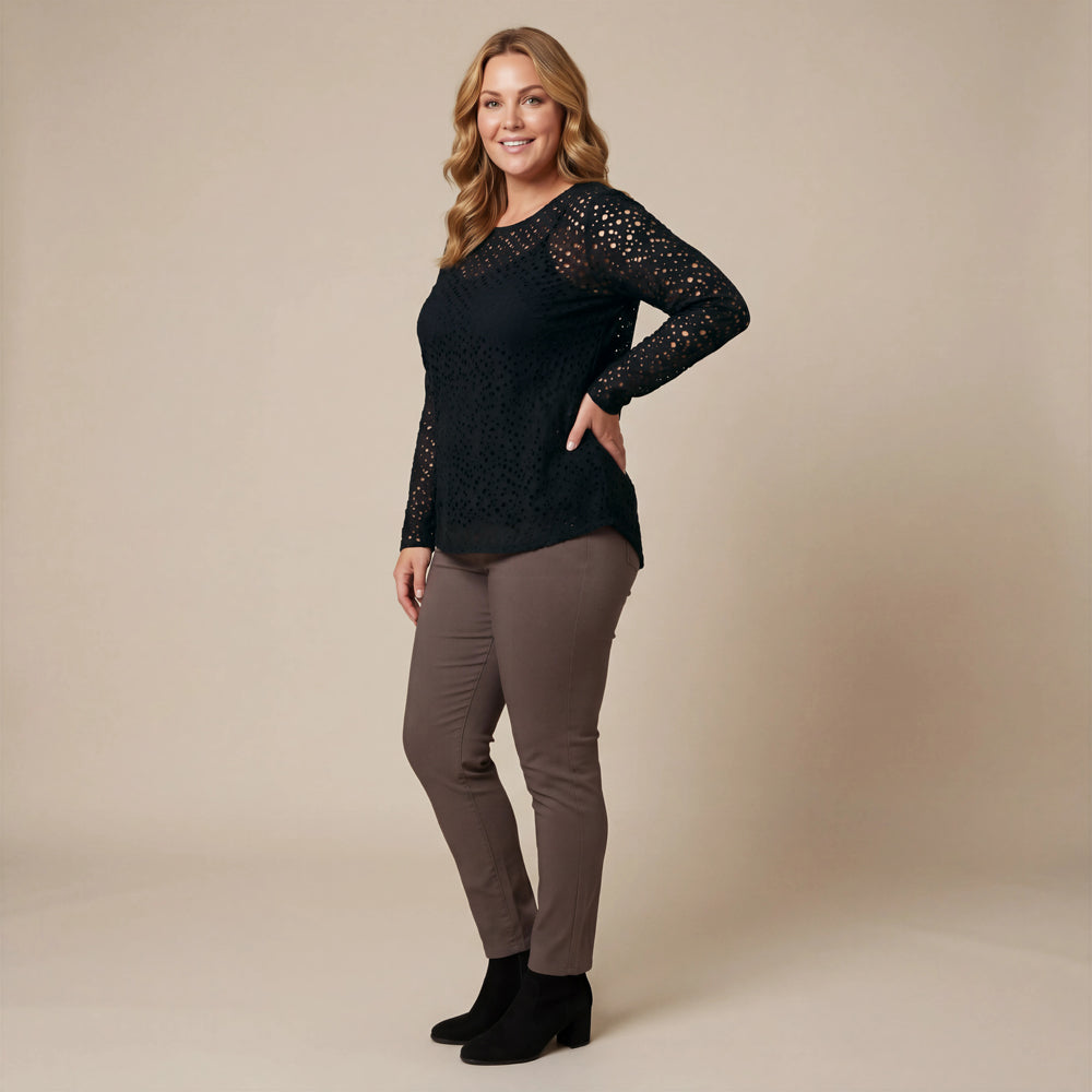 Boris Industries Düzensiz Delikli Gömlek