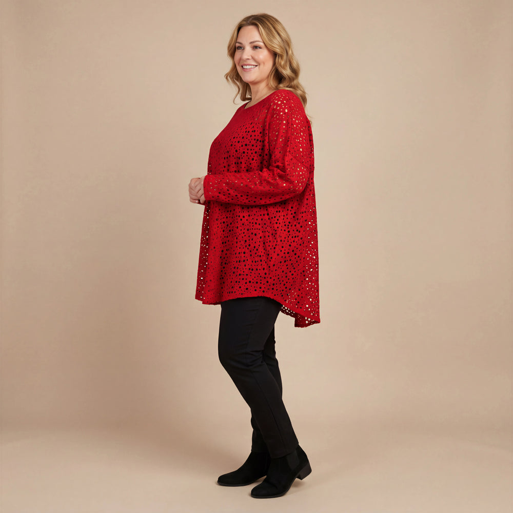 Boris Industries Oversized Gömlek Delikli