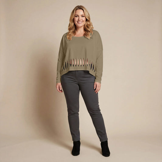 Shirt with slits, short and wide – Boris Industries