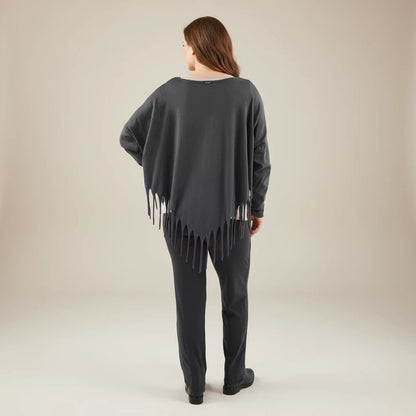 Boris Industries Bred Skjorte med Frynser