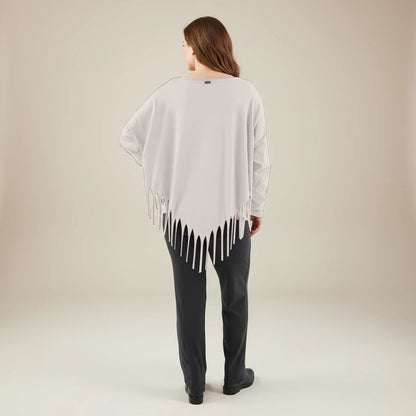 Boris Industries Bred Skjorte med Frynser