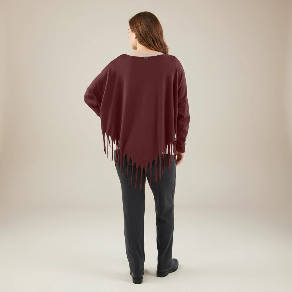 Boris Industries Bred Skjorte med Frynser