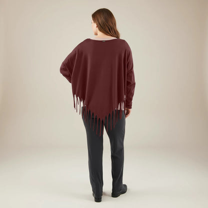 Boris Industries Bred Skjorte med Frynser