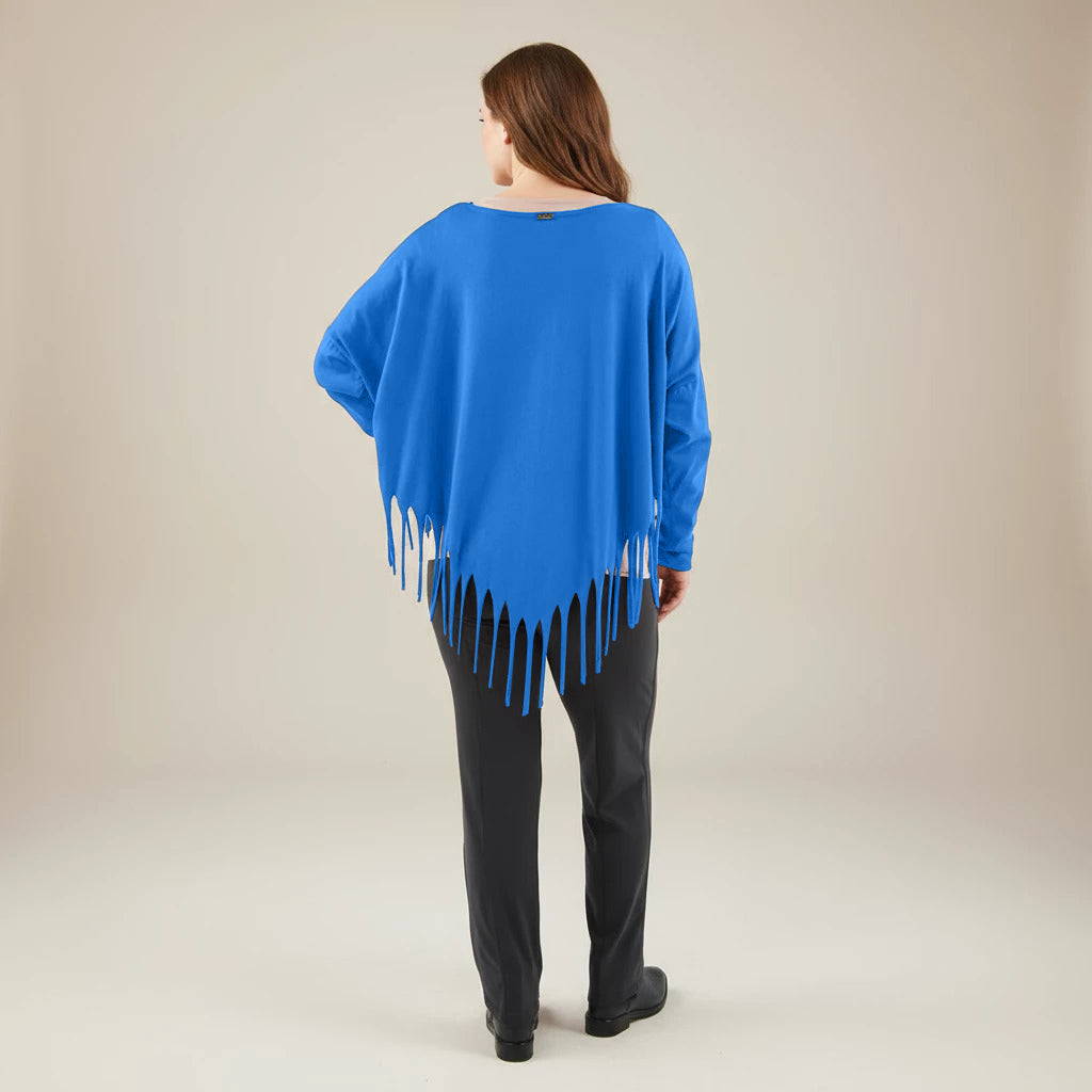 Boris Industries Bred Skjorte med Frynser