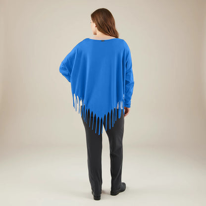 Boris Industries Bred Skjorte med Frynser