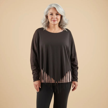 Wijd Shirt met Franjes - Boris Industries