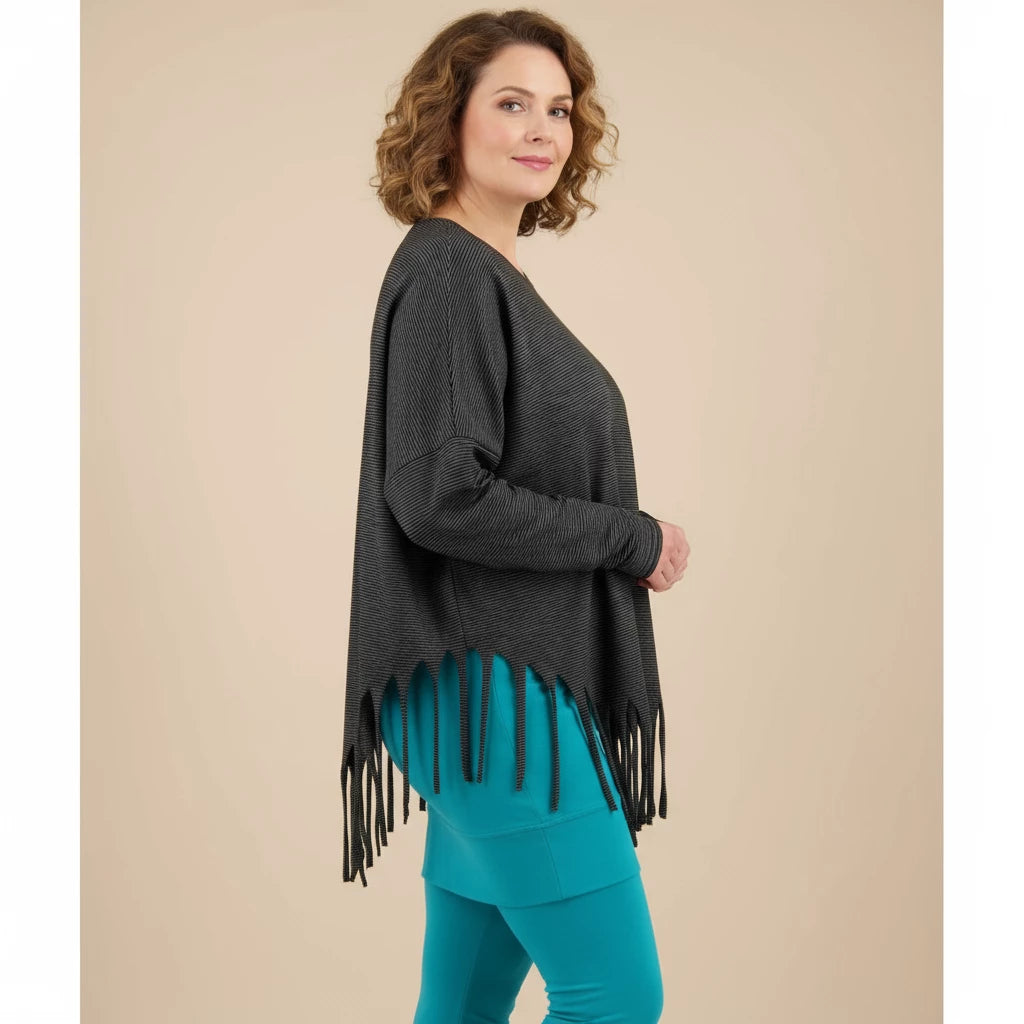 Wijd Shirt met Franjes - Boris Industries