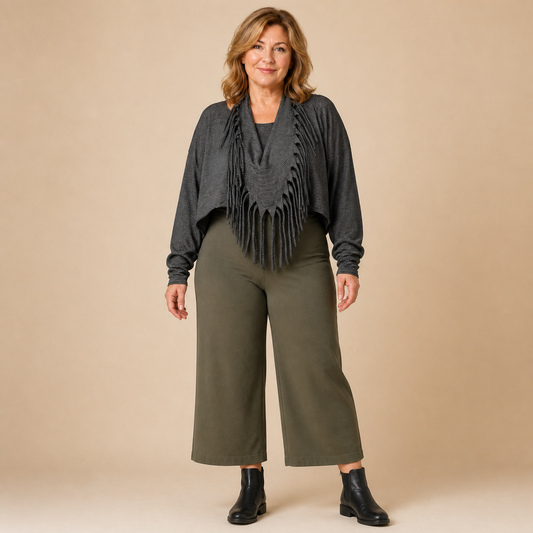 Shirt Short Wide Round Neck Rolled Hem One Size – Boris Industries