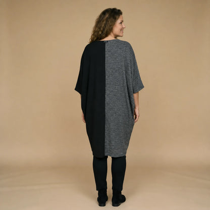 Lange wijde lyocell tuniek met zakken – Boris Industries