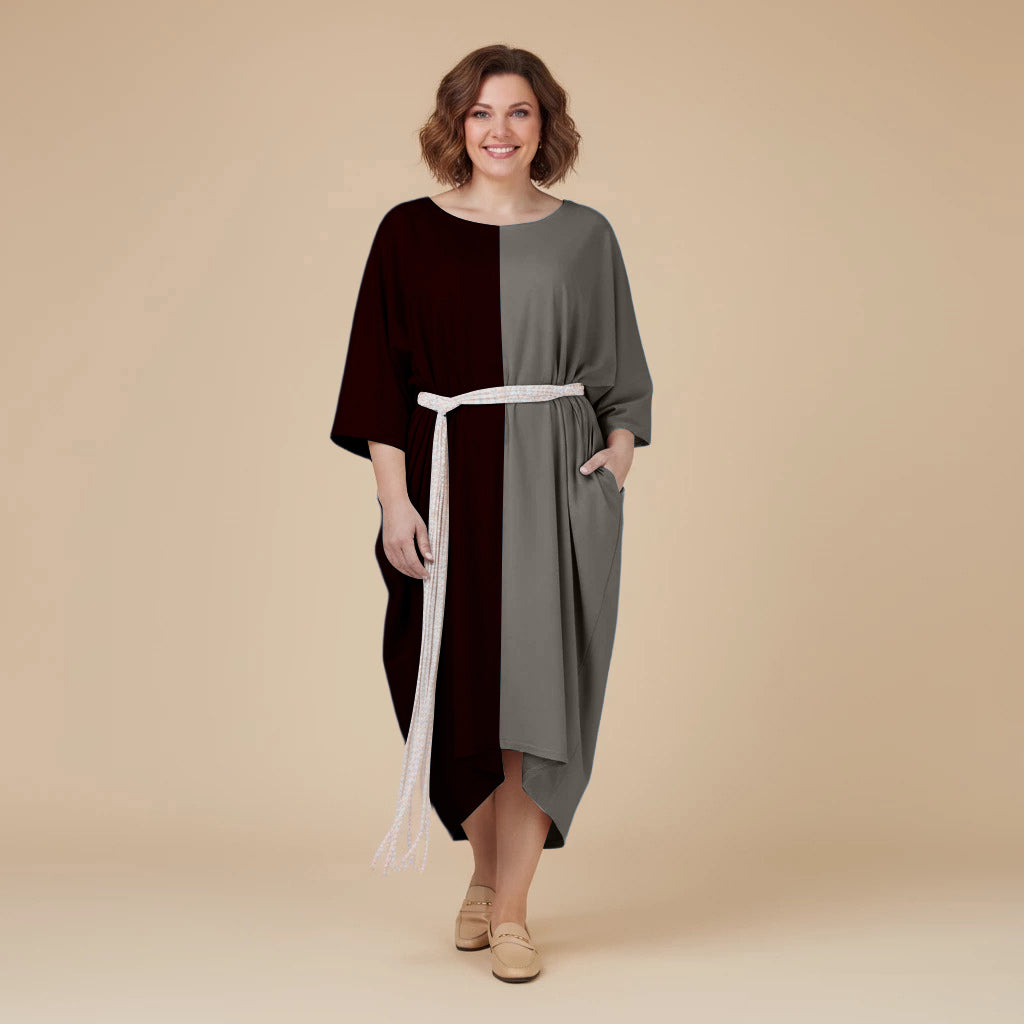 Lange wijde lyocell tuniek met zakken – Boris Industries