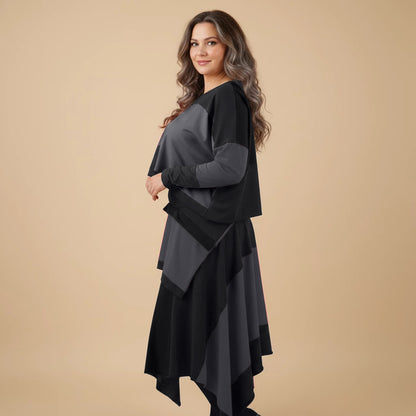 Boris Industries Kort Bred T-shirt med Väska