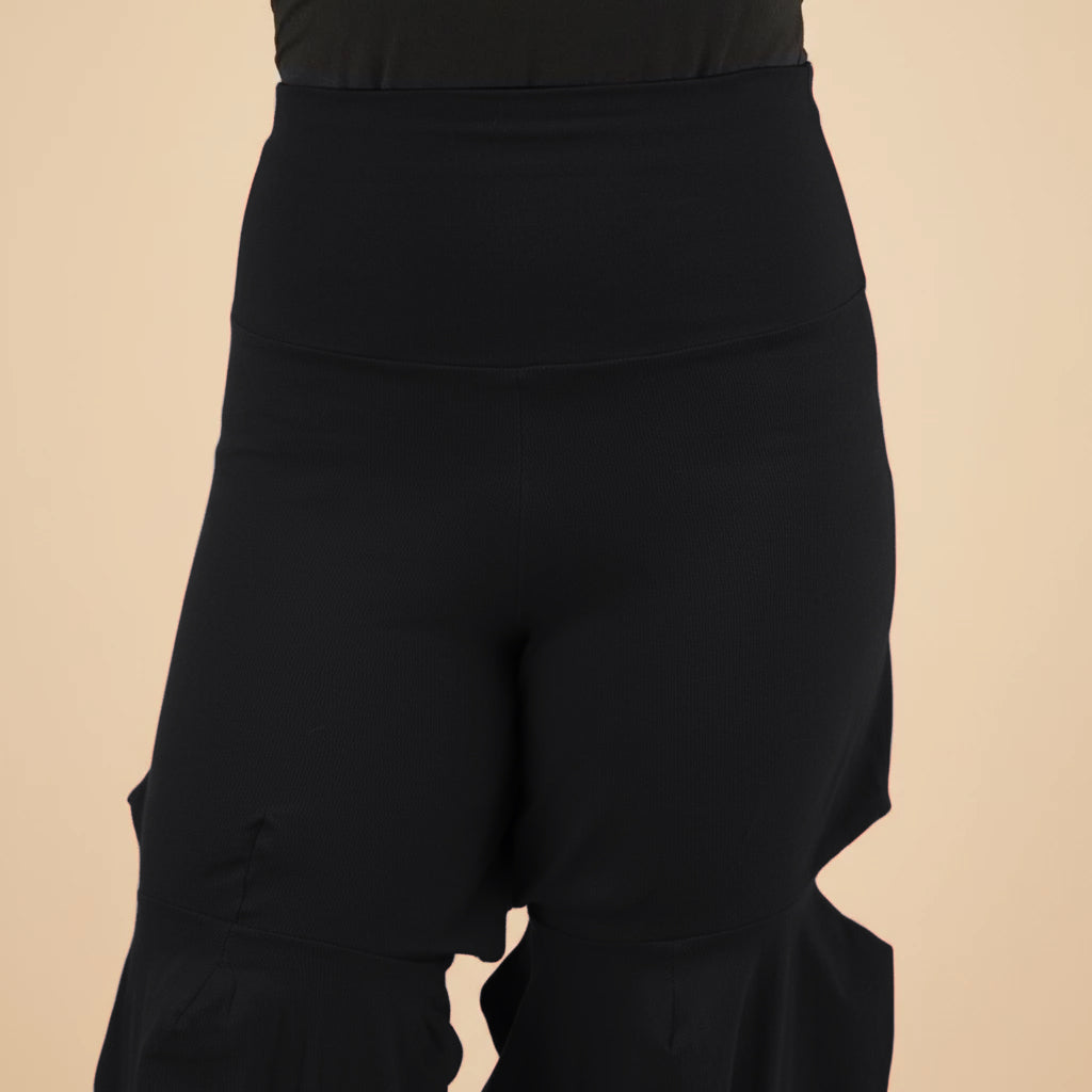 Broek van elastisch katoen met hoekjes donkerblauw – Boris Industries