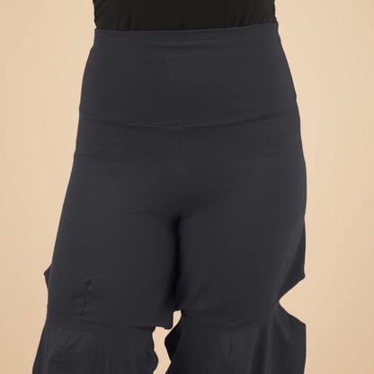 Broek van elastisch katoen met hoekjes donkerblauw – Boris Industries