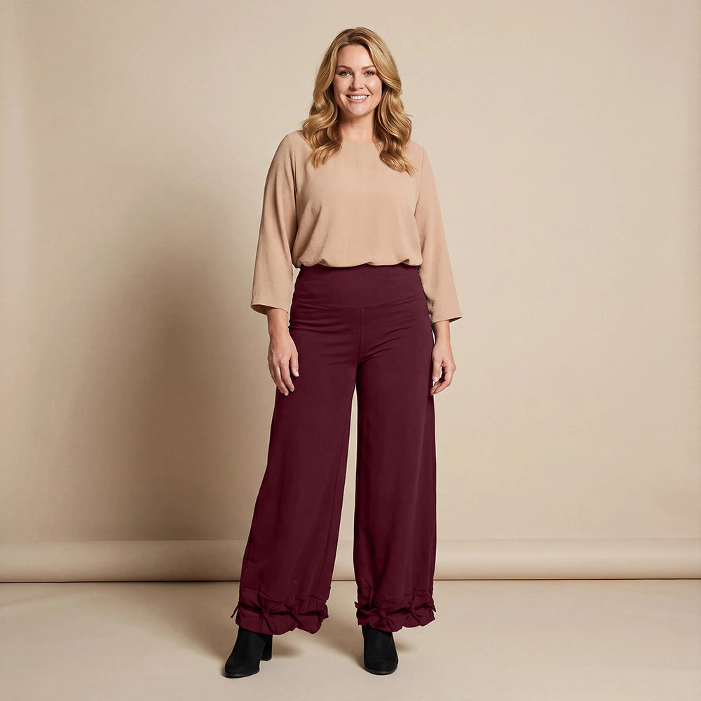 Broek katoen-stretch met knoopjes | Boris Industries