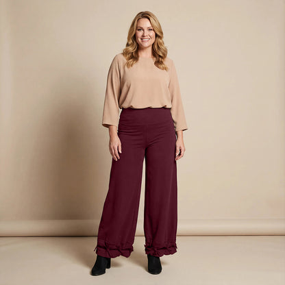 Broek katoen-stretch met knoopjes | Boris Industries