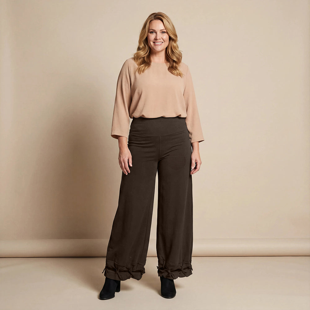 Broek katoen-stretch met knoopjes | Boris Industries