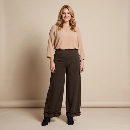 Broek katoen-stretch met knoopjes | Boris Industries