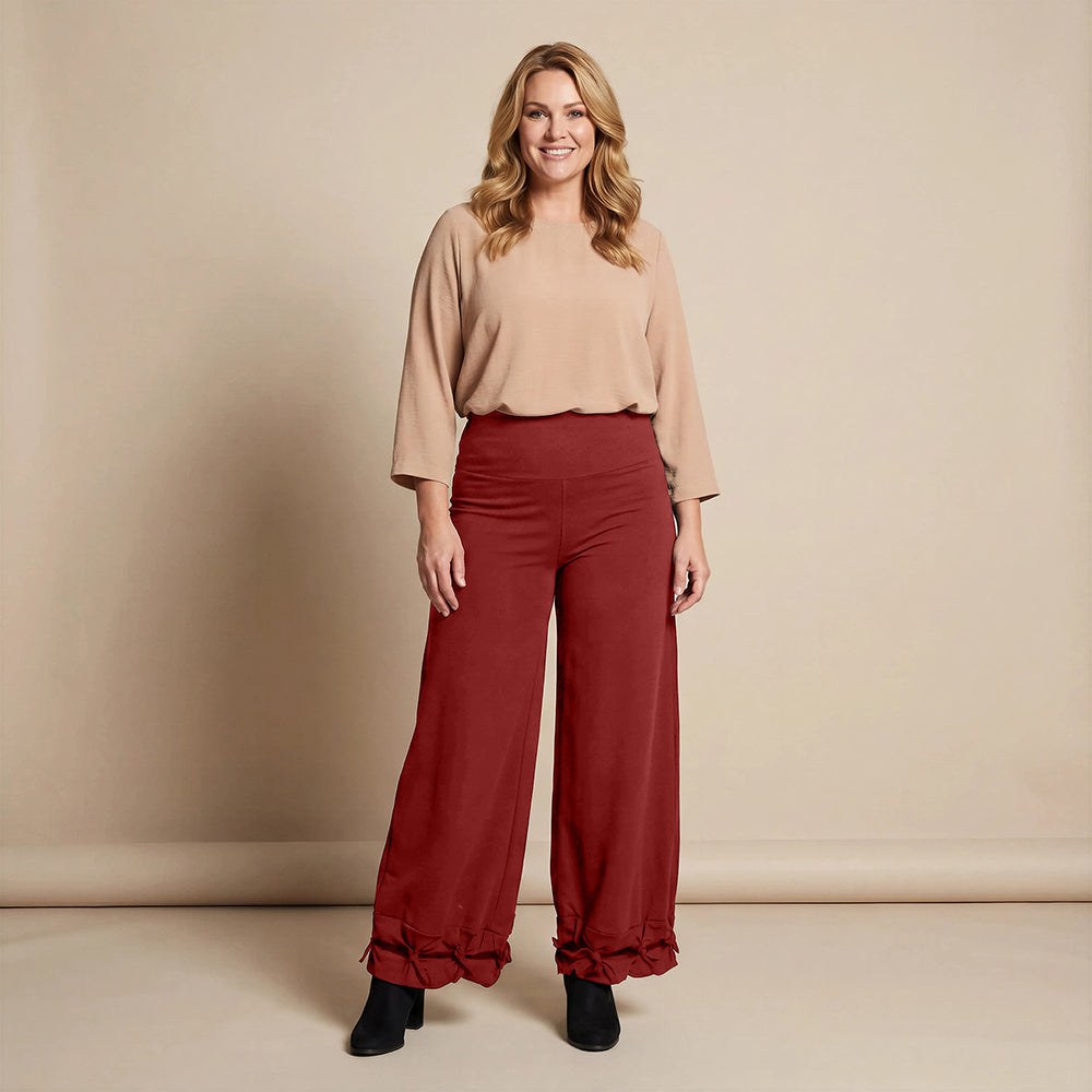 Broek katoen-stretch met knoopjes | Boris Industries