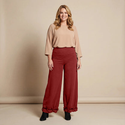 Broek katoen-stretch met knoopjes | Boris Industries