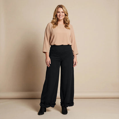 Broek katoen-stretch met knoopjes | Boris Industries