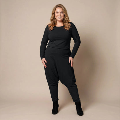 Zouavenbroek viscosmix met elastische tailleband – Boris Industries