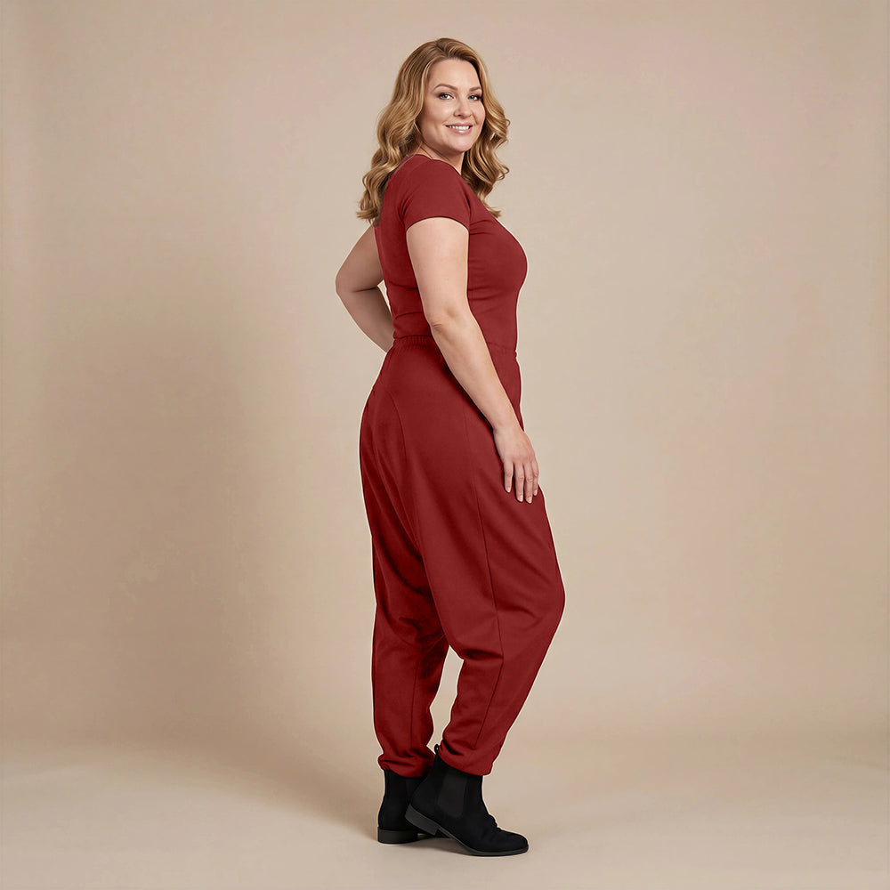 Zouavenbroek viscosmix met elastische tailleband – Boris Industries