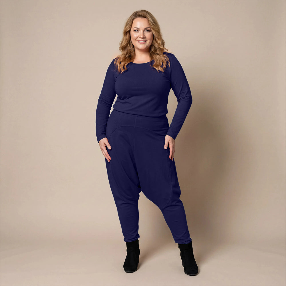 Zouavenbroek viscosmix met elastische tailleband – Boris Industries