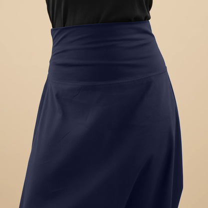 Harembroek in katoenmix met hoge tailleband | Boris Industries