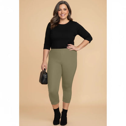 Legging 3/4 Meryl Met Elastische Tailleband – Boris Industries