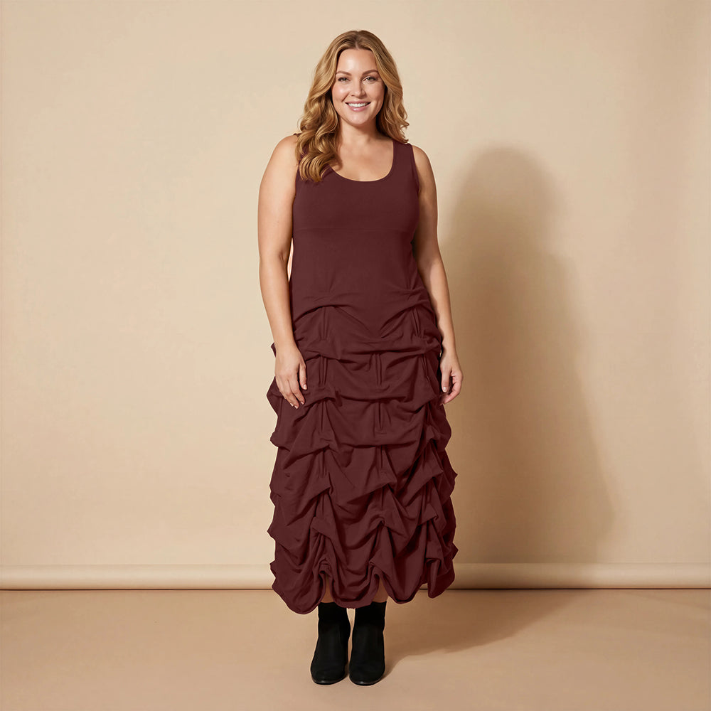 Langes Plisseekleid – Boris Industries