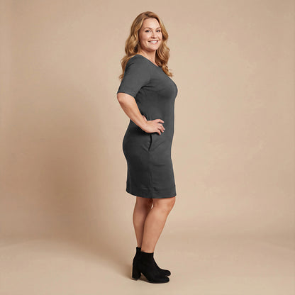 Boris Industries Kjole Halv Erme Meryl Svart