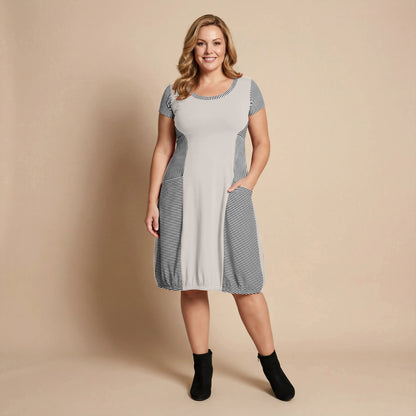 Boris Industries Kjole Stripes Korte Ermer