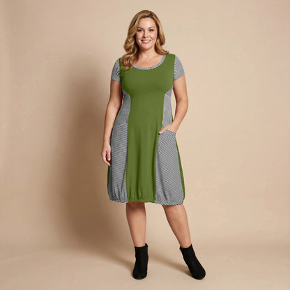 Boris Industries Kjole Stripes Korte Ermer