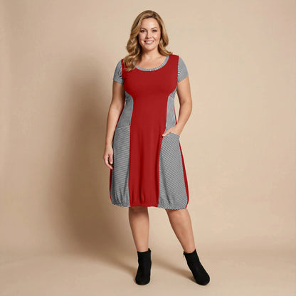 Boris Industries Kjole Stripes Korte Ermer