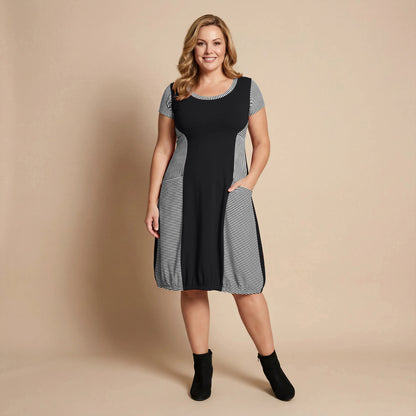 Boris Industries Kjole Stripes Korte Ermer