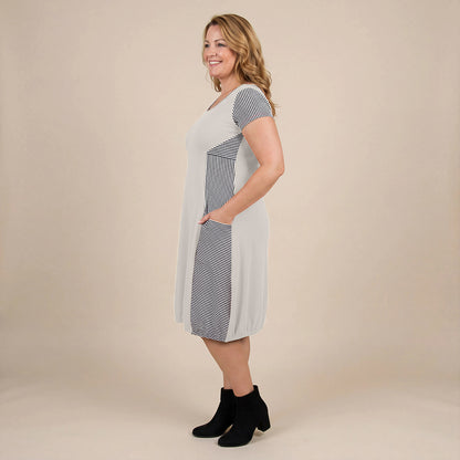 Boris Industries Kjole Stripes Korte Ermer