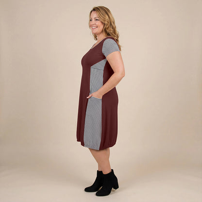 Boris Industries Kjole Stripes Korte Ermer