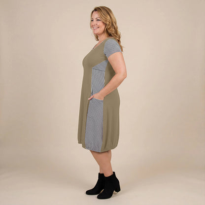 Boris Industries Kjole Stripes Korte Ermer