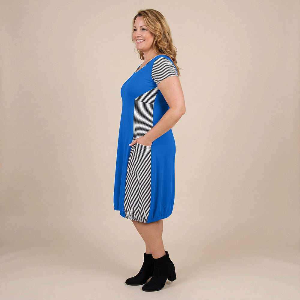 Boris Industries Kjole Stripes Korte Ermer